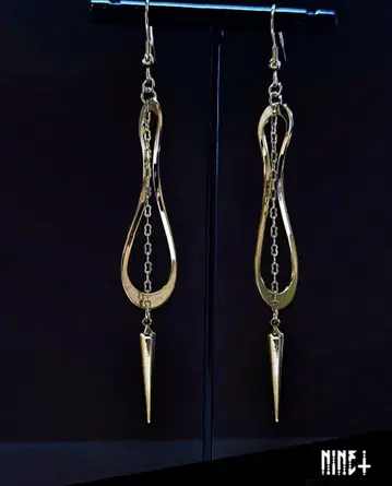 1006 골드 개성있는 귀걸이 빅 사이즈 귀찌 메탈 PIERCE