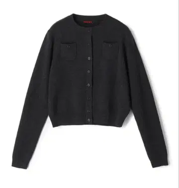 CABaN 코튼 캐시미어 크루넥 가디건 S