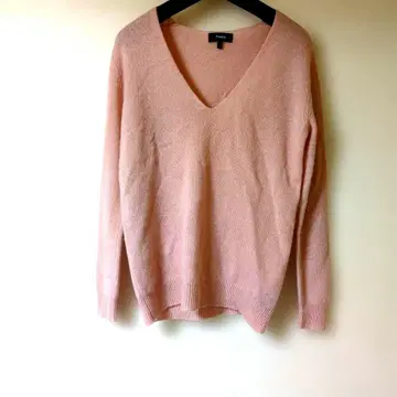 Theory 캐시미어 스웨터 핑크