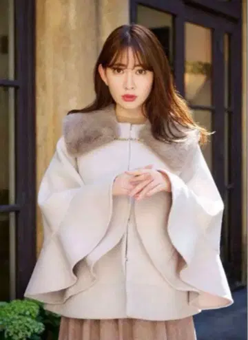 HLT 컨버터블 인조 모피 티펫 코트