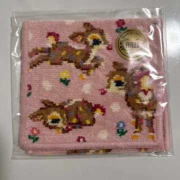 새상품 미사용 FEILER 툰툰 밤비노 도트 손수건 파우치 핑크