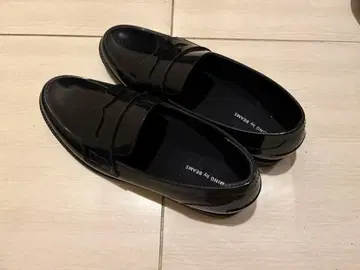 블랙 로퍼 신발