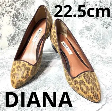 [ 새상품급 ] DIANA 레오파드 무늬 22.5cm