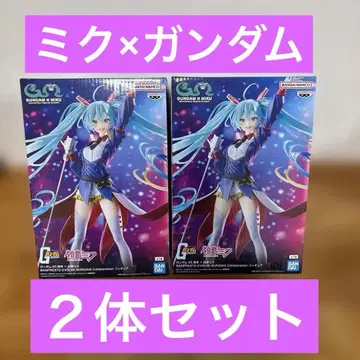 하츠네 미쿠 Gundam x Miku 피규어 2체 세트