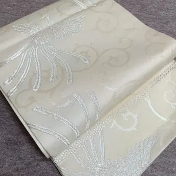 1576 육통 무늬 후쿠로 오비 당초 무늬 봉황 일본 의류 기모노