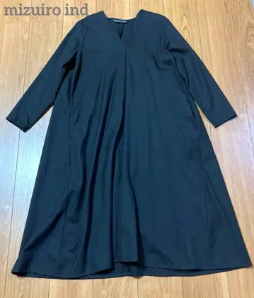 [ 새상품급 ] mizuiro ind 미즈이로 인드 울 원피스