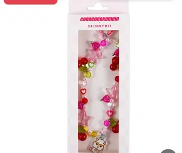 코로코로쿠리린 SKINNYDIP LONDON 비즈 폰 스트랩