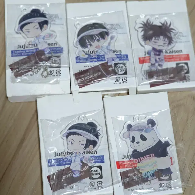 주술회전 애니메이트 카페 아크릴 스탠드 일괄 판매