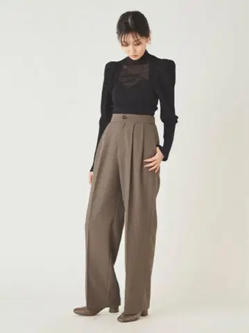 :: snidel : 하이넥 뷔스티에 니트 ::