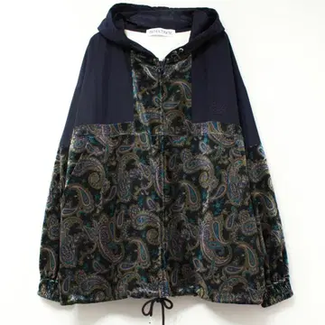 RNA 페이즐리 무늬 벨로아 자켓