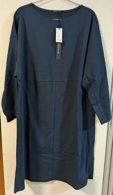새상품*미즈이로 인드 mizuiroind 롱 원피스 네이비