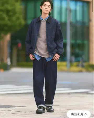 리짓풍 UNIQLO 데님
