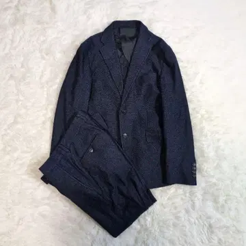 아바하우스 RECENCY OF MINE 셋업 수트 트위드 네이비