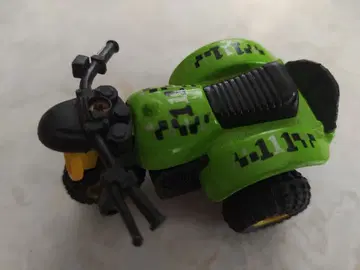 풀백식 미니카 배기 그린