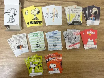 스누피 뮤지엄 미니 포스터 세트