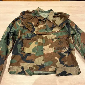 USMC 카모 패턴 밀리터리 리메이크 자켓