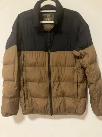 유니클로 울트라 라이트 다운 자켓 바이컬러 와이드 퀼트