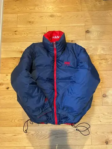 90S 초레어 헬리한센 리버서블 다운 자켓 짧은 기장