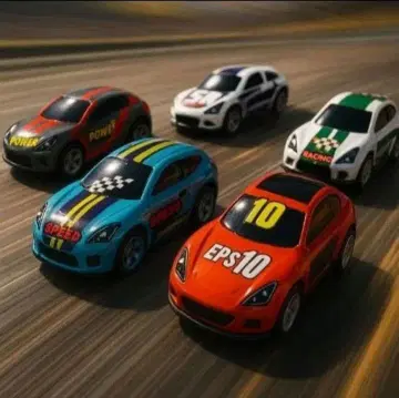 레이싱카 5대 세트 쵸로Q식 풀백카 스피드 모델 당일 발송