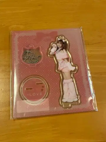 =LOVE 이코러브 오바 하나 고양이 의상 아크릴 스탠드