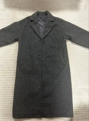 그레이 롱 코트 사이즈 F