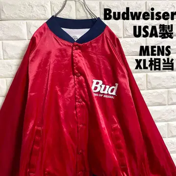 Budweiser 버드와이저 새틴 자켓 남성용 XL 사이즈 상당