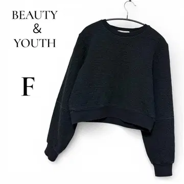 [ BEAUTY&YOUTH ] 레오파드 자카드 풀오버 F 블랙