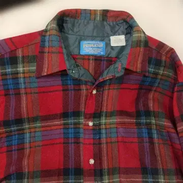 90s PENDLETON 펜들턴 울 체크 셔츠