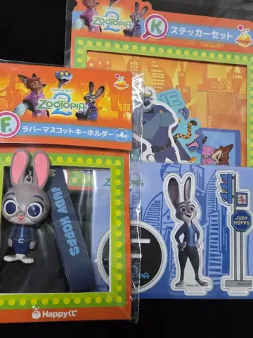 주토피아2 Happy 복권 주디 외 3종 세트