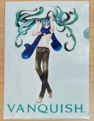 하츠네 미쿠 VANQUISH VENUS 콜라보 특전 클리어 파일