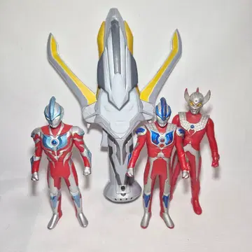 DX 긴가 스파크 울트라맨 긴가 소프트 비닐 3체 포함