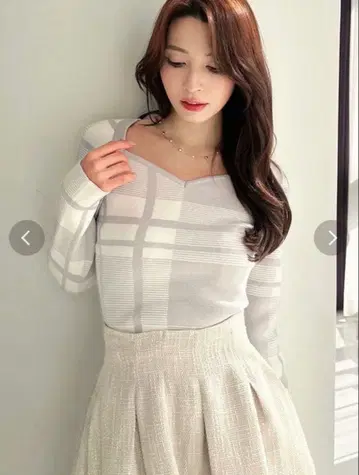 RESEXXY 래글런 니트탑 라이트 그레이