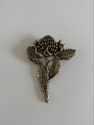 호주산 브로치 호주의 야생화 핸드메이드