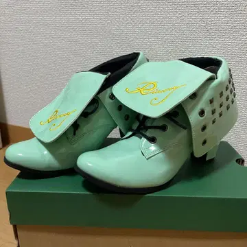 Riany 스터드 부티 민트 그린