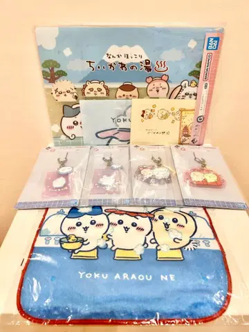 치이카와(먼작귀)의 온천 제일복권 경품 6종 세트