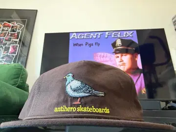 USA ANTIHERO SKATEBOARDS 스케이트보드 캡 브라운