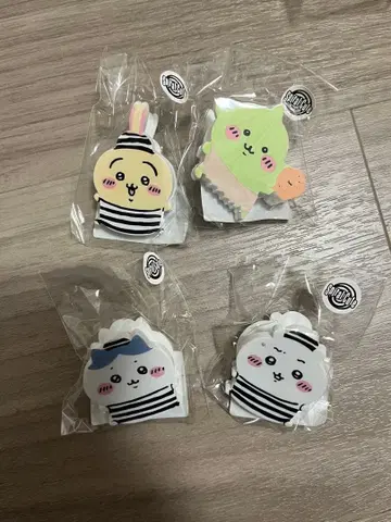 치이카와 (먼작귀) 다이컷 클립 죄수 4개 세트