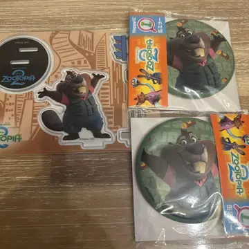 주토피아 비버 캐릭터 아크릴 스탠드 2개 세트