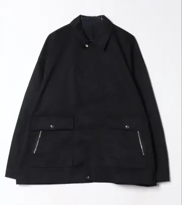 ADRER 밀리터리 플라이트 지퍼 블루종 블랙