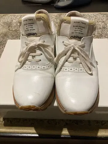 ORPHIC 가죽 스니커즈 OFFICER TRAINER 25.5