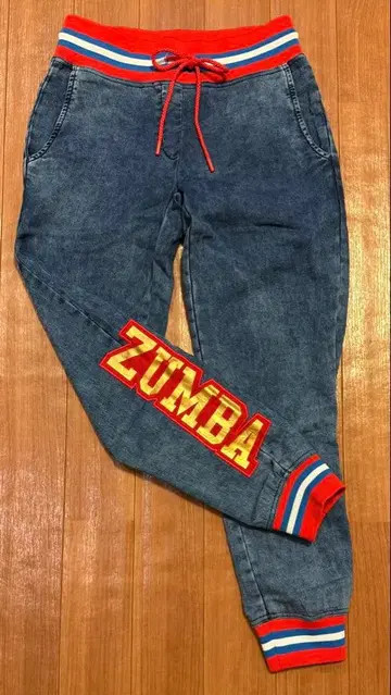 ZUMBA 조거 팬츠 데님 블루