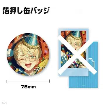 니지산지 히바치 마나 벌스데이 굿즈 2025 캔뱃지 단품