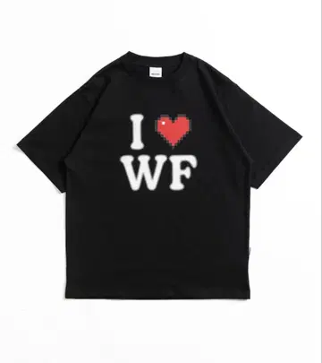 [ 완판템 ] WISH FOR EVER 블랙 T셔츠 L 드로 코드 포함