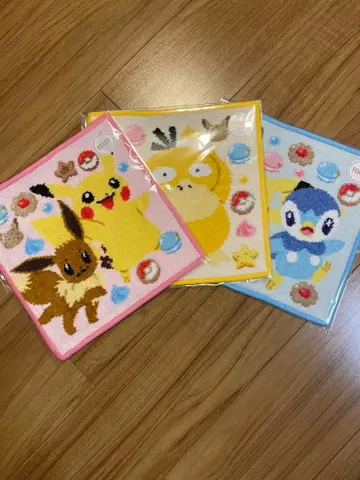 페이러 포켓몬 해피 스위츠 손수건 3개 세트