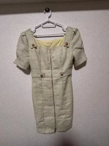 타이트 핏 체크 무늬 드레스 dazzy