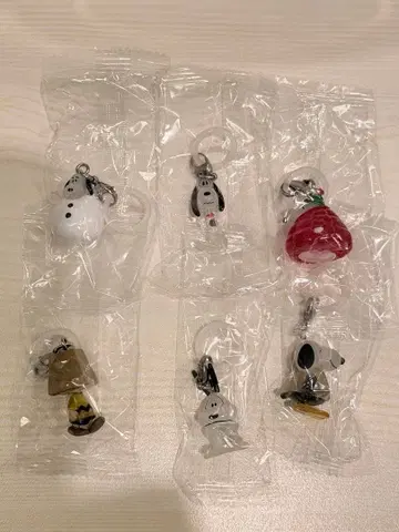 스누피 메지루시 액세서리 FUNNYver. 총 6종 컴플리트 세트