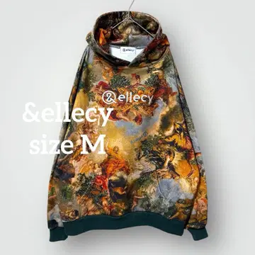 1674 레어 &ellecy 앤 엘르텐카이 후드티 천계 후드티 올 패턴