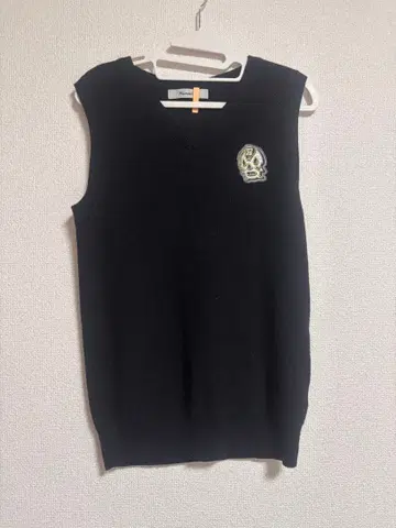 Russeluno 블랙 니트 베스트