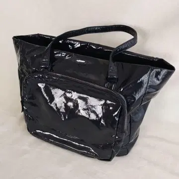 [ 에네스베 ] 에나멜 토트백 네이비 131