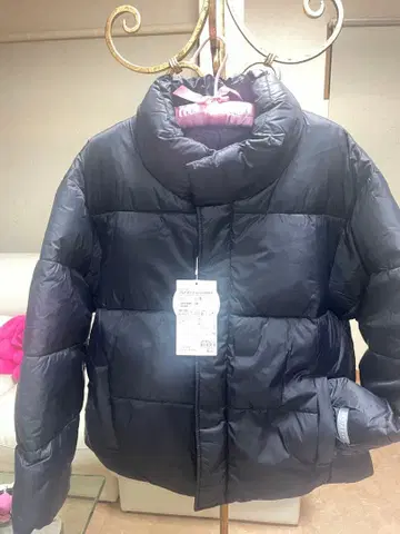 DANTOUGH 스탠드 카라 다운 자켓 L 블랙